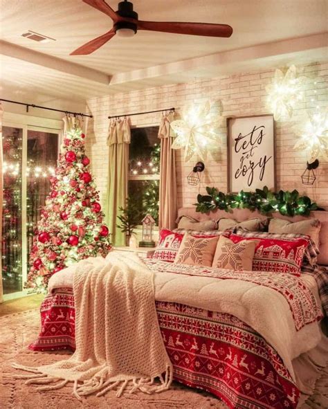 christmas lights bedroom decor